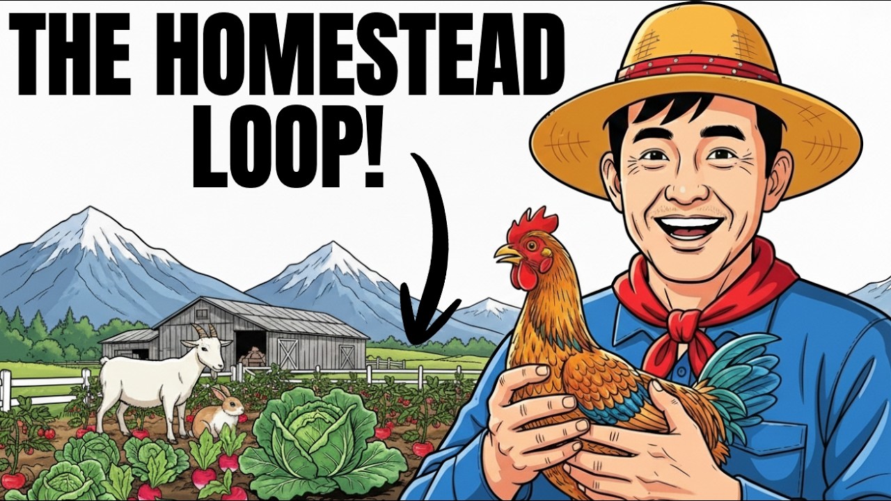 The Hillbilly Homestead Loop System: How 3 Animals and 4 Beds Feed a Family Forever