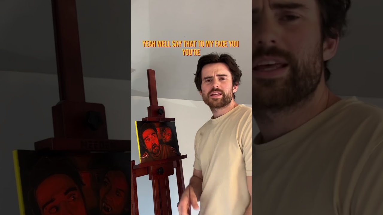 How to handle an art critic. #painting #art #critic #artcritique