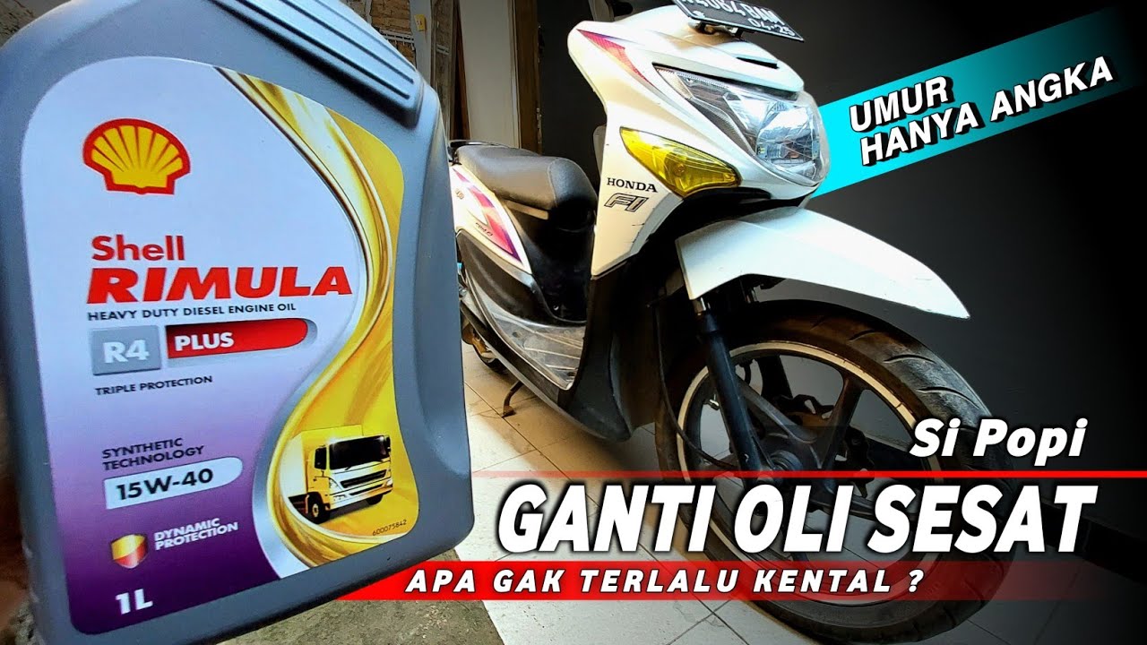Shell rimula r4 plus lagi. Sekarang buat Beat pop esp. Sensasinya bikin ketagihan.
