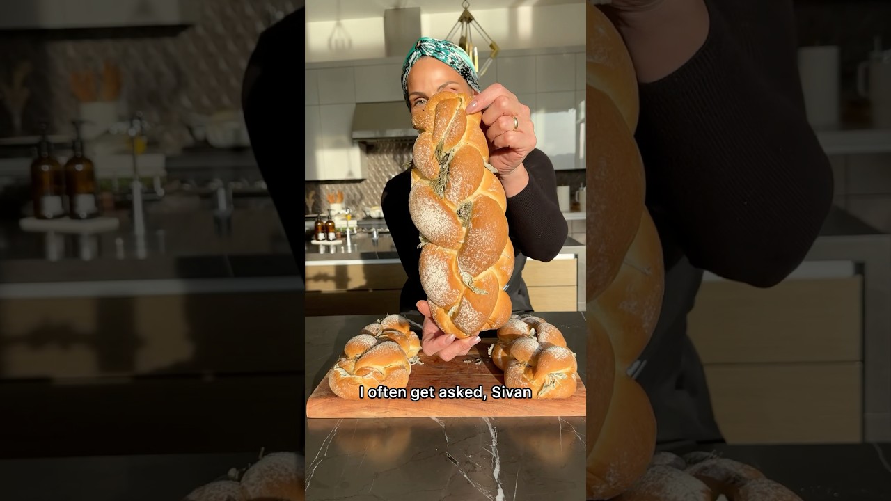 Fresh herb infused Challah bread🌿for Tu B&rsquo;Shvat