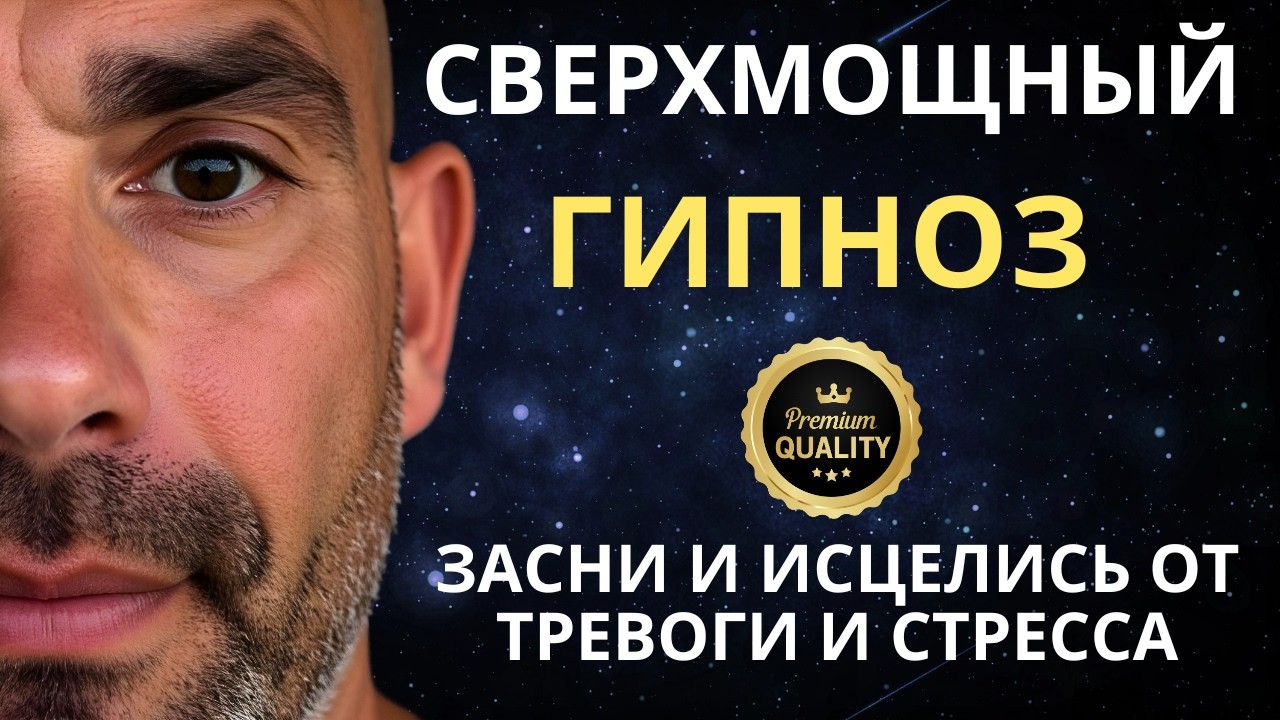🔴(СВЕРХМОЩНЫЙ) ГИПНОЗ ДЛЯ СНА ОТ ТРЕВОГИ И СТРЕССА | Исцеление нервной системы и омоложение