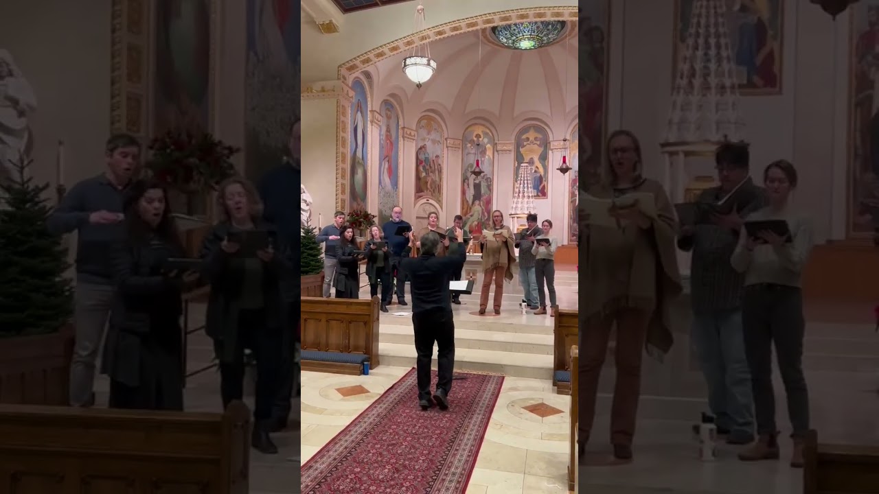 Cappella Romana Rehearses Richard Toensing's Kontakion on the Nativity of Christ