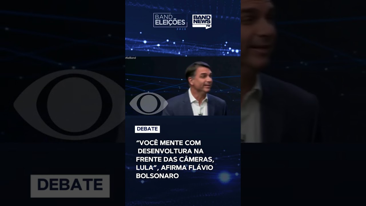 &ldquo;Voc&ecirc; mente com desenvoltura na frente das c&acirc;meras, Lula&rdquo;, afirma Fl&aacute;vio Bolsonaro