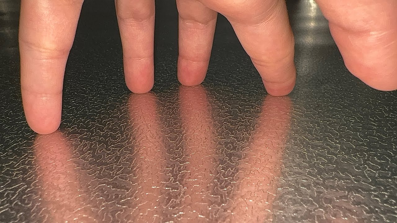 ASMR aggressive tapping and scratching