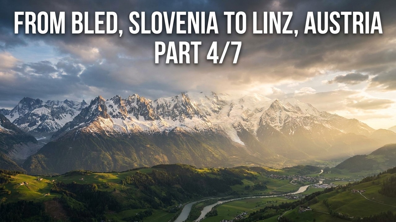 From Bled, Slovenia to Linz, Austria - part 4/7 - relaxing drive