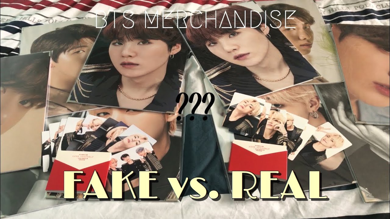 [comparison] BTS Fake vs. Real Merchandise | strawberaetae
