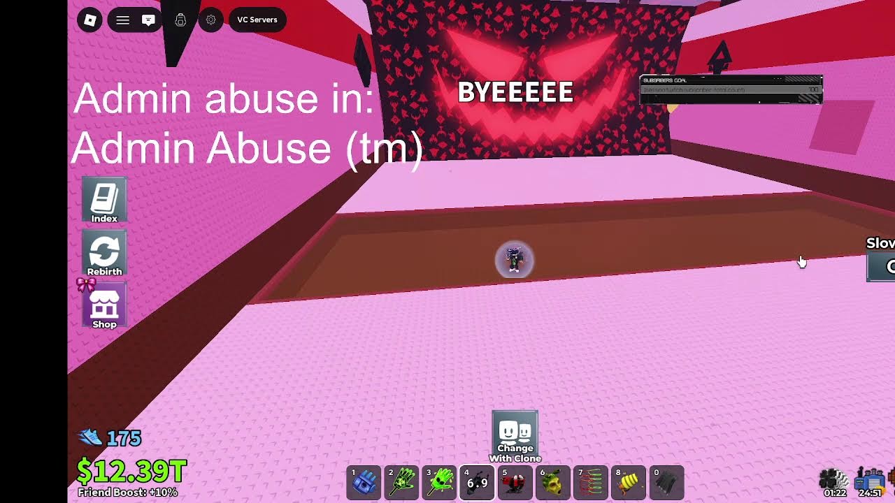 sab admin abuse