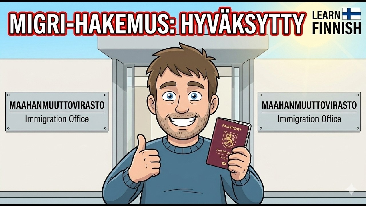 Учите настоящий финский через истории | Интервью в Migri 🛂 (A1-A2)