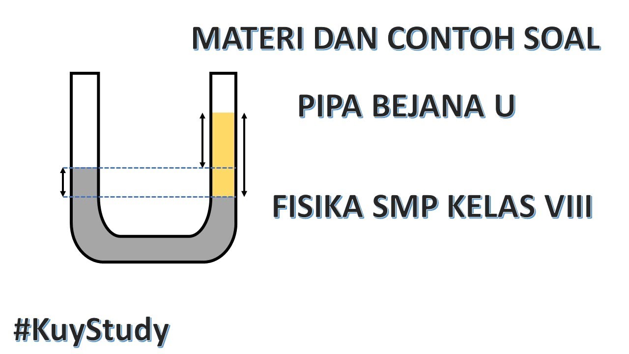 Materi dan contoh soal pipa bejana U