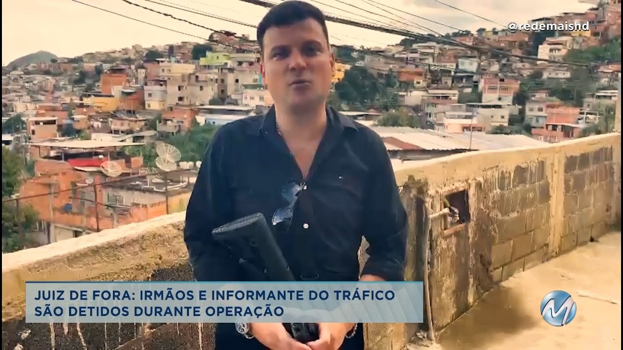 Juiz de Fora: irmãos e informante do tráfico são detidos durante operação.