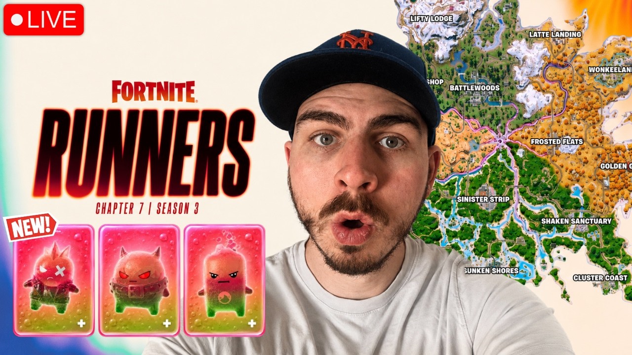 🔴 LIVE - Hunting for NEW GUMMY SPRITES in Fortnite!