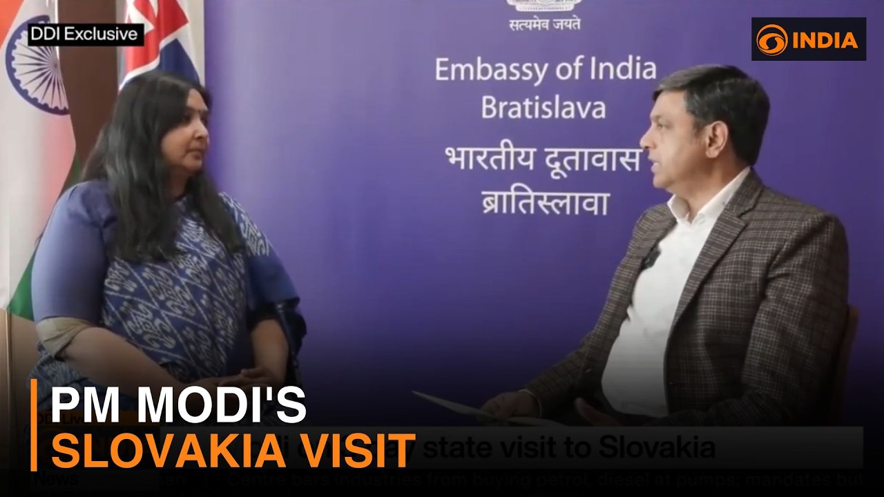 DD India беседует с послом Индии в Словакии Апурвой Шриваставой | Визит премьер-министра Моди в С...