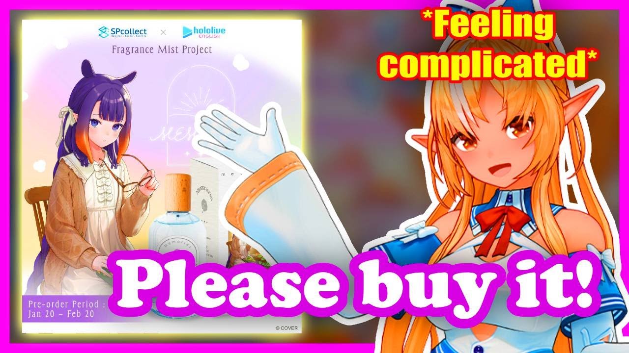 Flare promotes Ina's new merch while feeling complicated 【HoloEN X HoloJP】