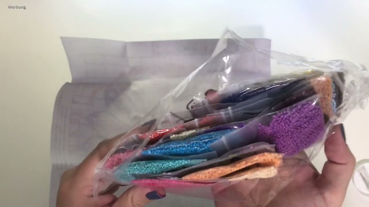 Flosstube Deutsch | Unboxing | buntes Perlenstick-Kit von AliExpress