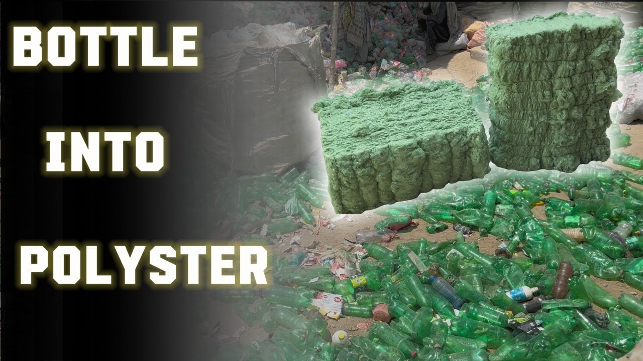 How To Make polyester From Plastic Bottles | Biggest Polyester Factory | Craft Verse