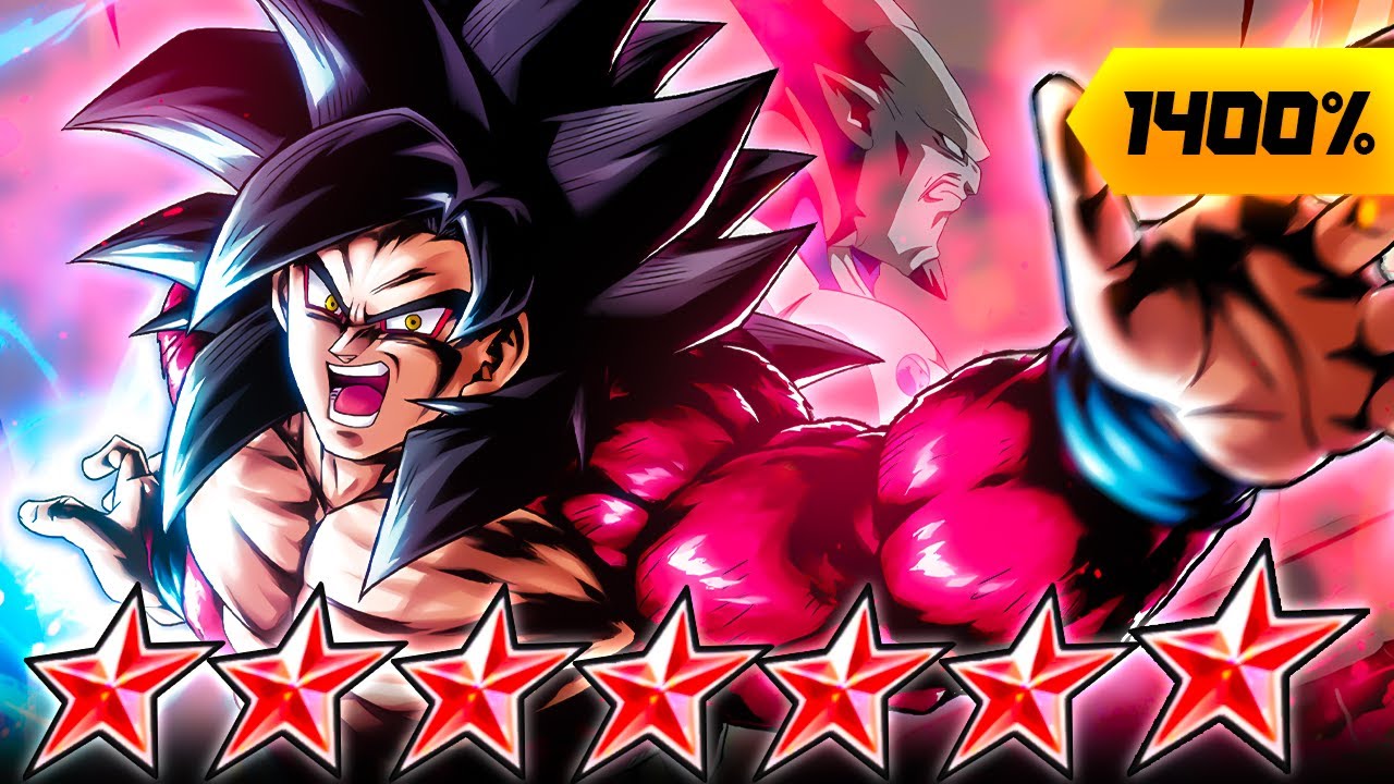 (Dragon Ball Legends) ZENKAI 7, 1400%, 14 ЗВЕЗД GRN ПОЛНАЯ МОЩНОСТЬ SSJ4 GOKU! ОК!