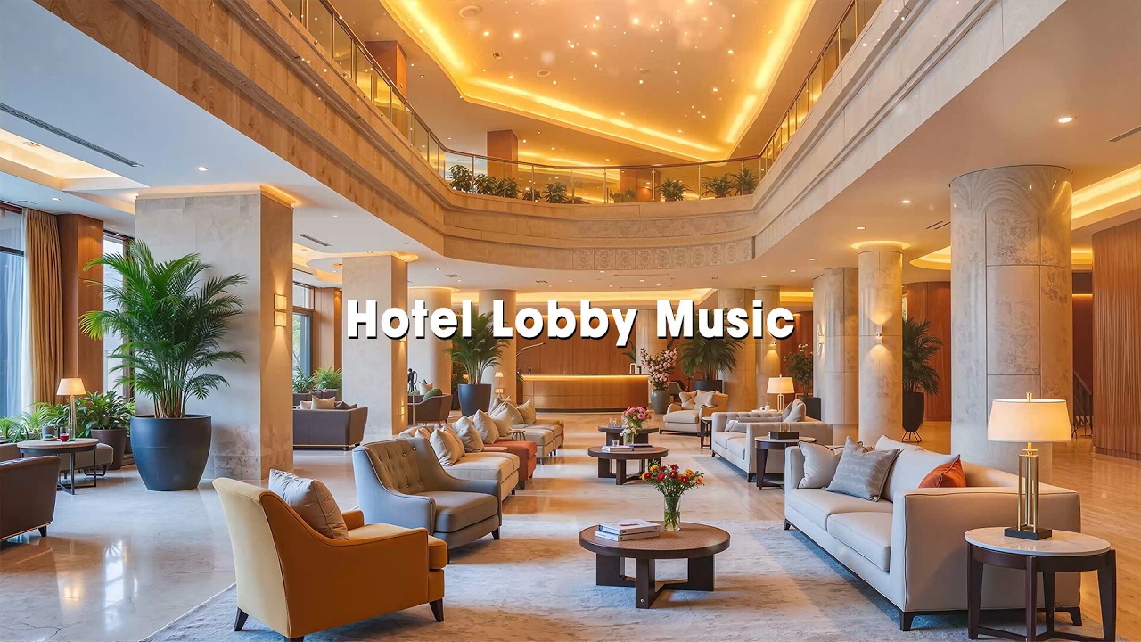 Grand Luxury Lobby Jazz 🌟 | Classy Piano Ambience for Focus, Work, Study, Reflection & Inner Balance