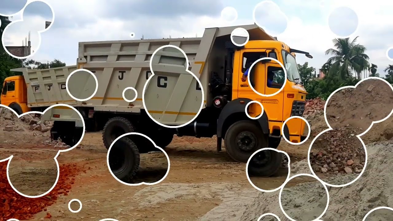 TATA 1618 TRUCK. টাটা ১৬১৮ ডাম্প ট্রাক।  टाटा 1618 डंप ट्रक, Xe tải Tata 1618
