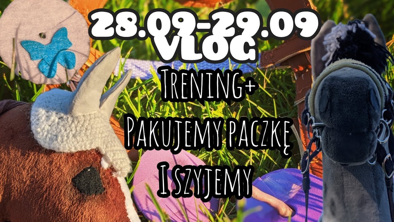 VLOG 28-29 września 🥀 PROCES SZYCIA NAUSZNIKÓW i treningi | wystawiamy rzeczy