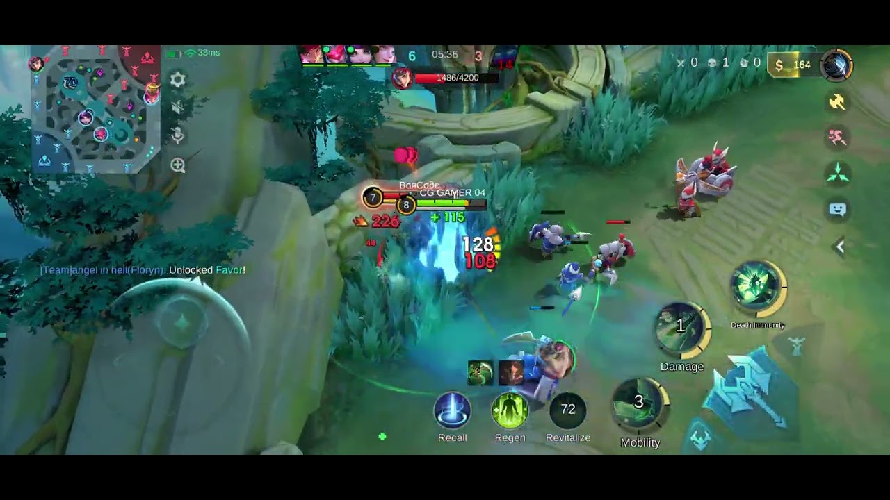 Moba legends Argus gameplay ranked match 6 kill 🔥🔥