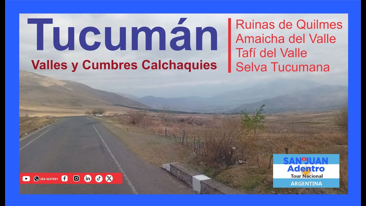 Tucumán, Valles y Cumbres Calchaquies, Tour Nacional, Argentina.