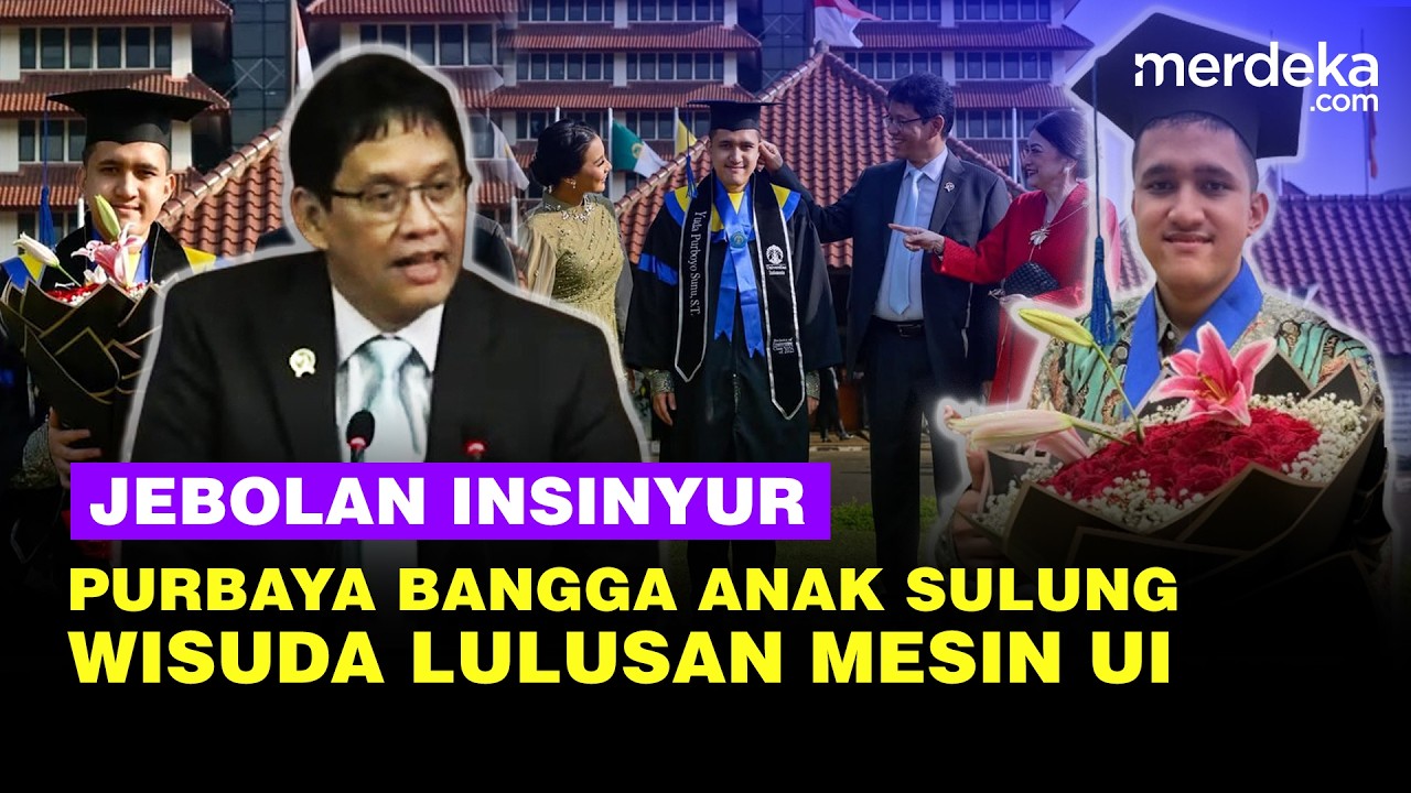 Wajah Bangga Purbaya Hadiri Anak Sulung Wisuda Lulus Teknik Mesin UI, Curhat Dulunya Insiyur