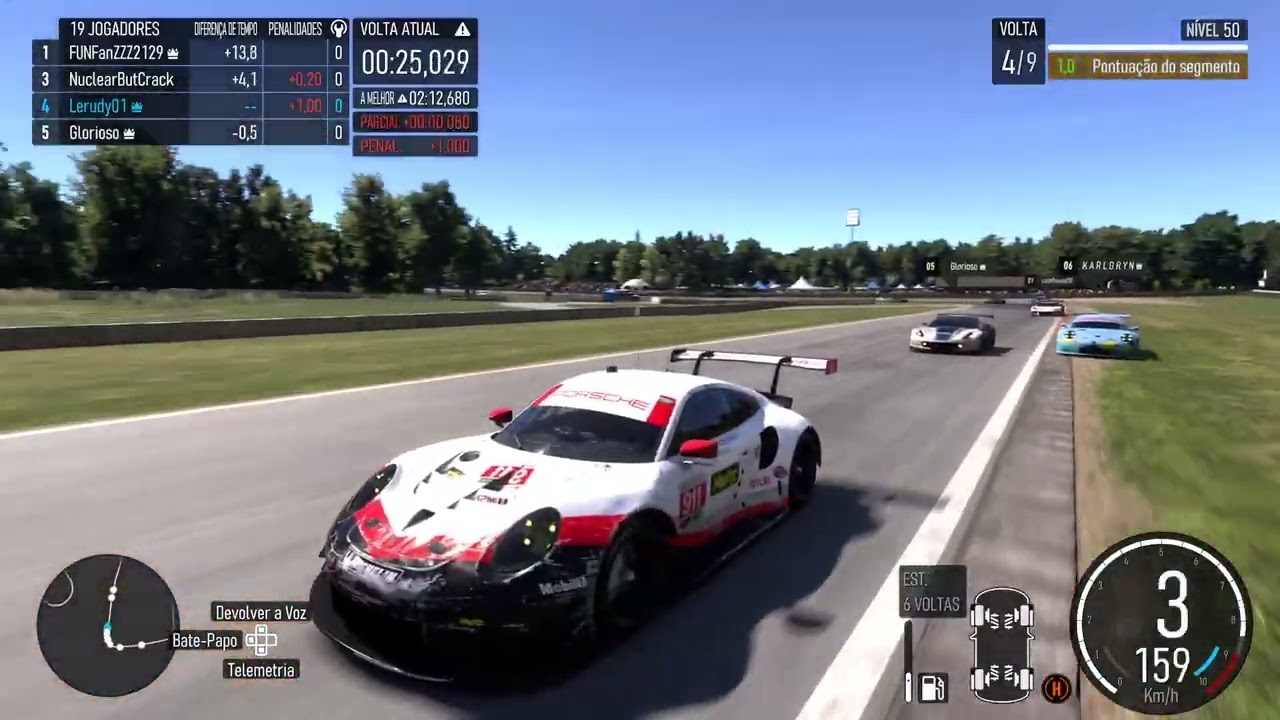P3 numa excelente corrida com bons players