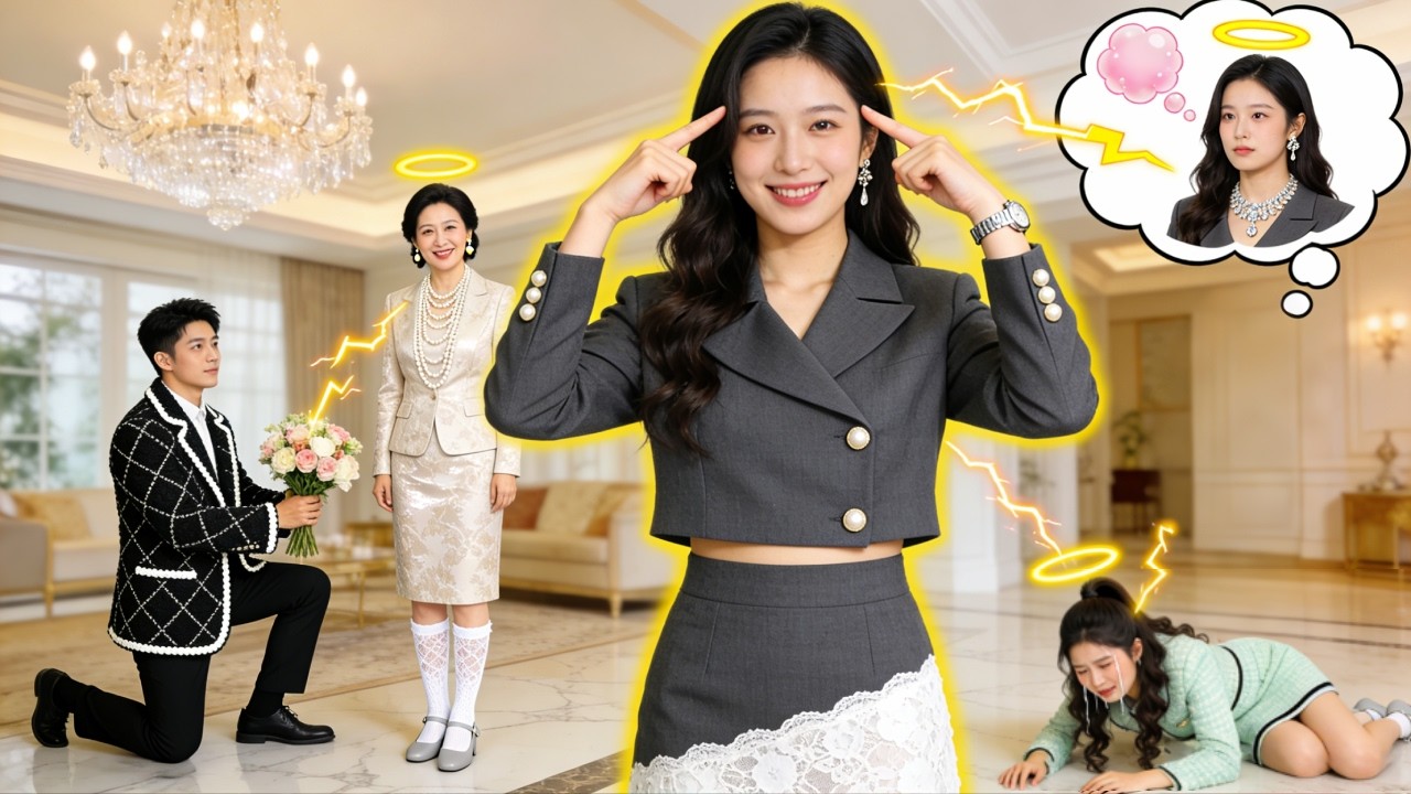 Reborn! The CEO can hear her thoughts, exposes the fake daughter, and spoils her like a princess.