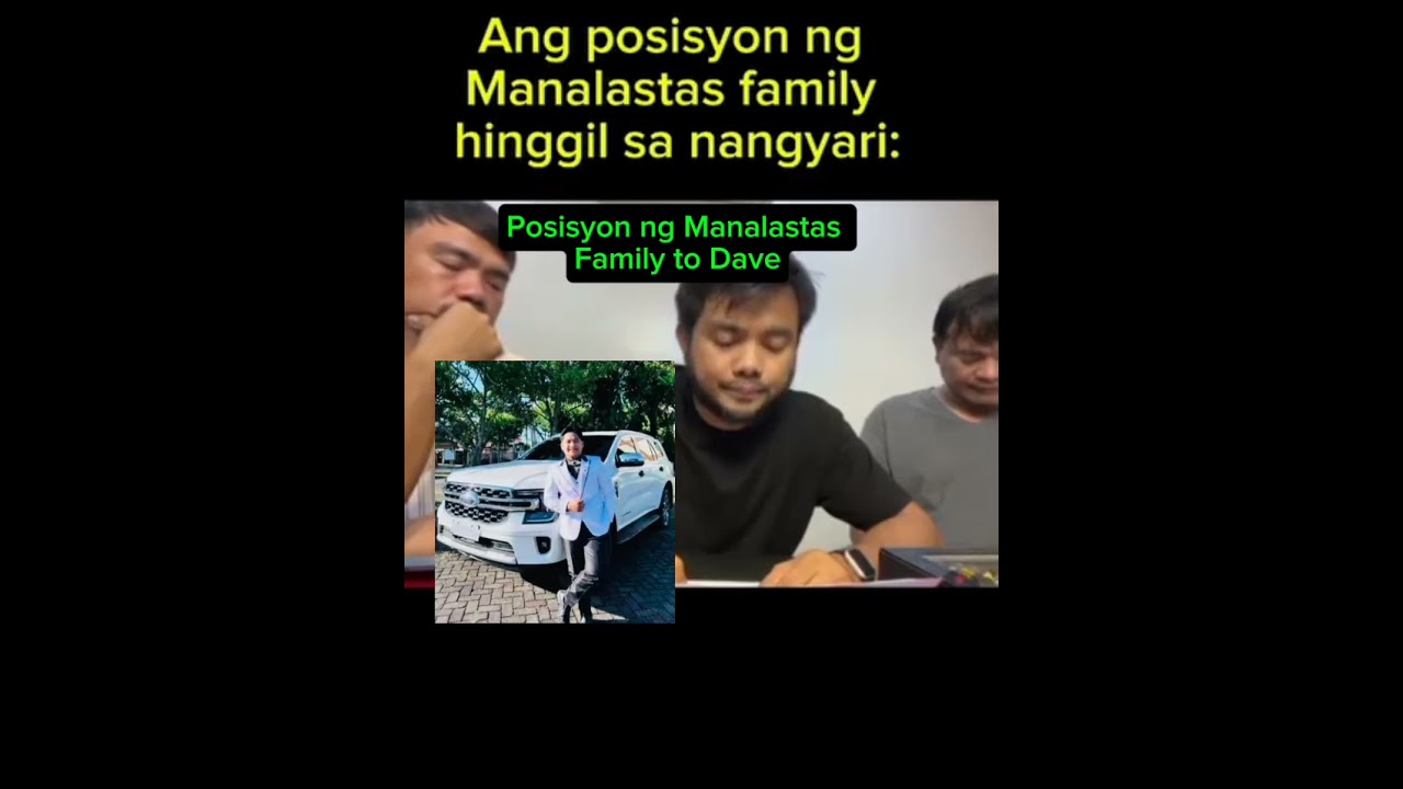 Posisyon ng Manalastas Family to Dave #viralvideo