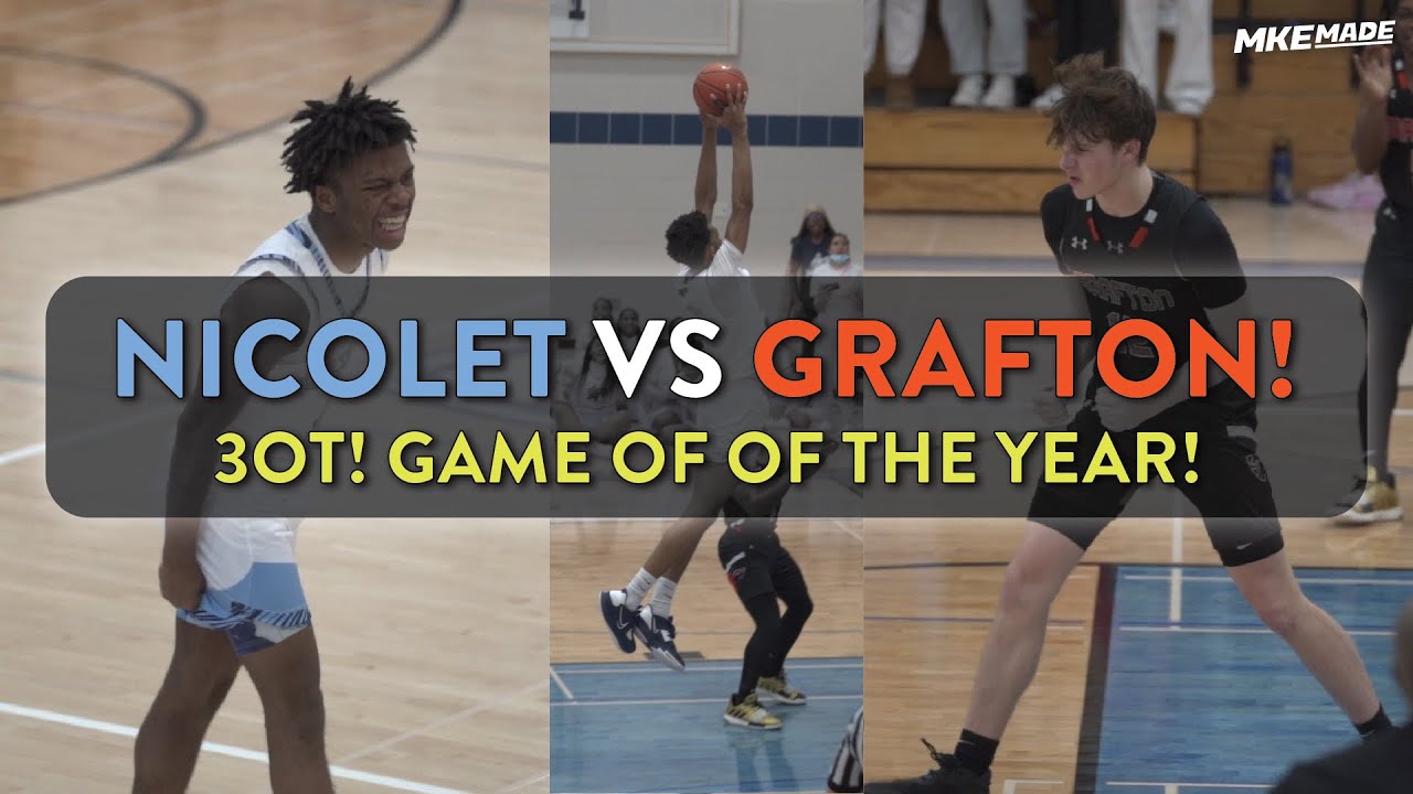 Game of the YEAR! Triple OT between Nicolet and Grafton!