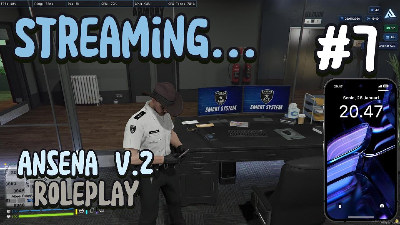 SUDAH SENIN SAJA | ANSENA ROLEPLAY INDONESIA | GTA V | #AnsenaRoleplay | #7