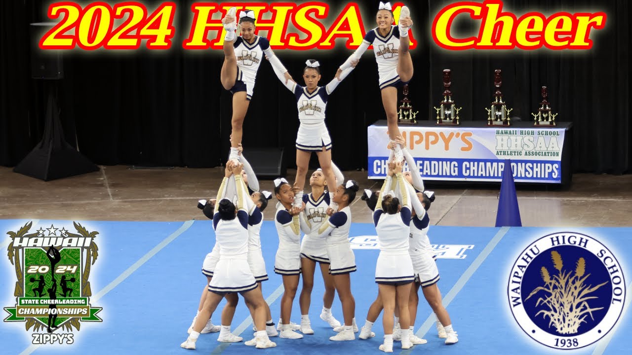 2024 HHSAA Cheer Comp - Waipahu High School [4K]