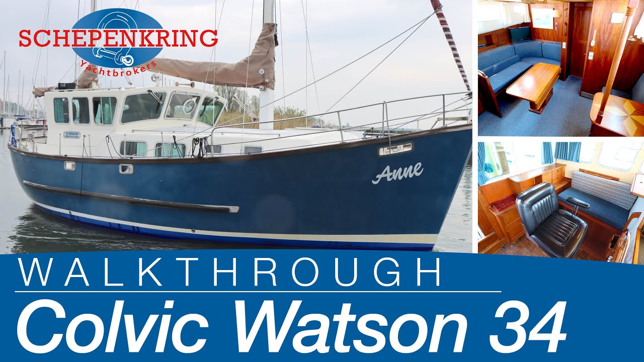 Colvic Watson 34 for sale | Yacht Walkthrough | @ Schepenkring Lelystad | 4K