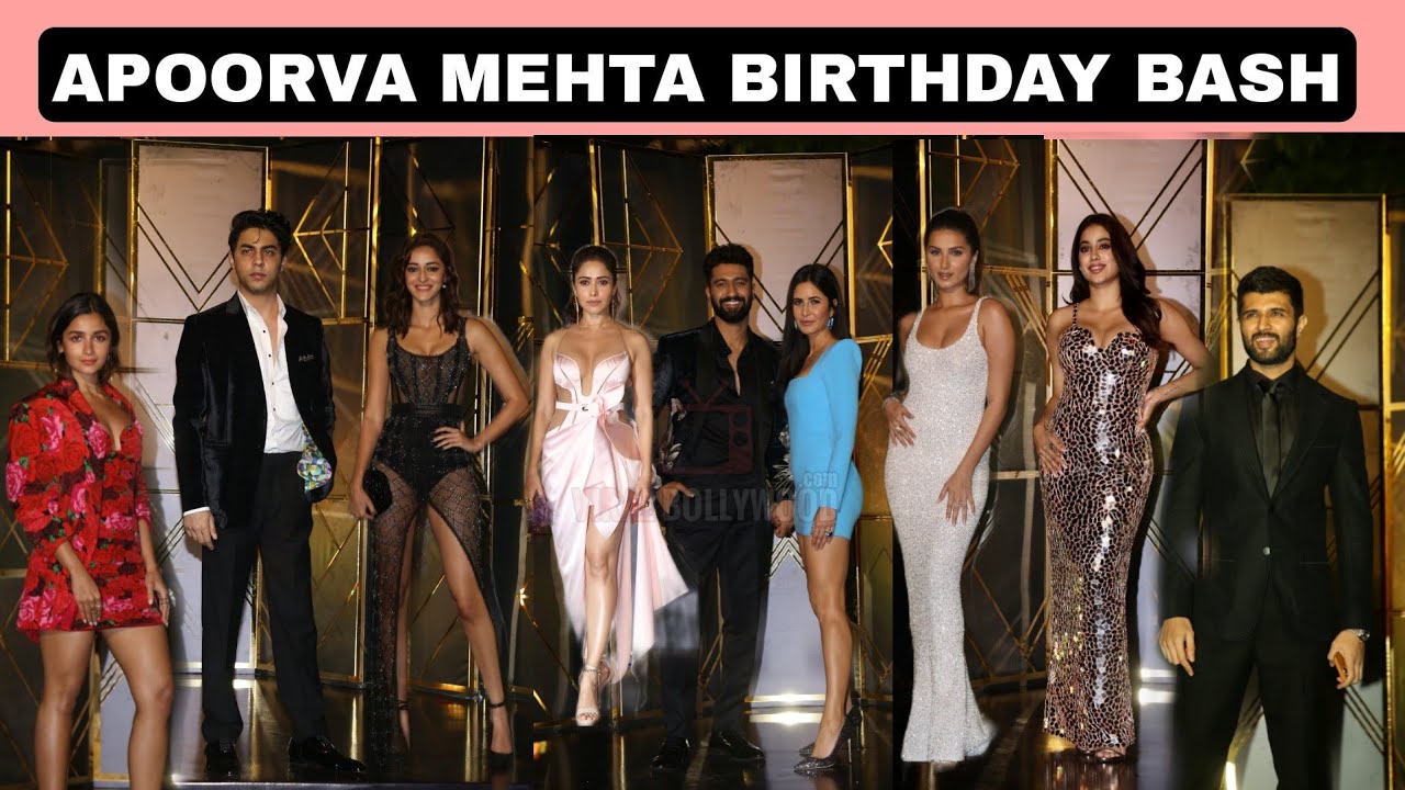 Katrina, Aryan Khan, Ananya, Janhvi, Shanaya, Varun, Alia, Sidharth, Vijay Deverakonda & Other's