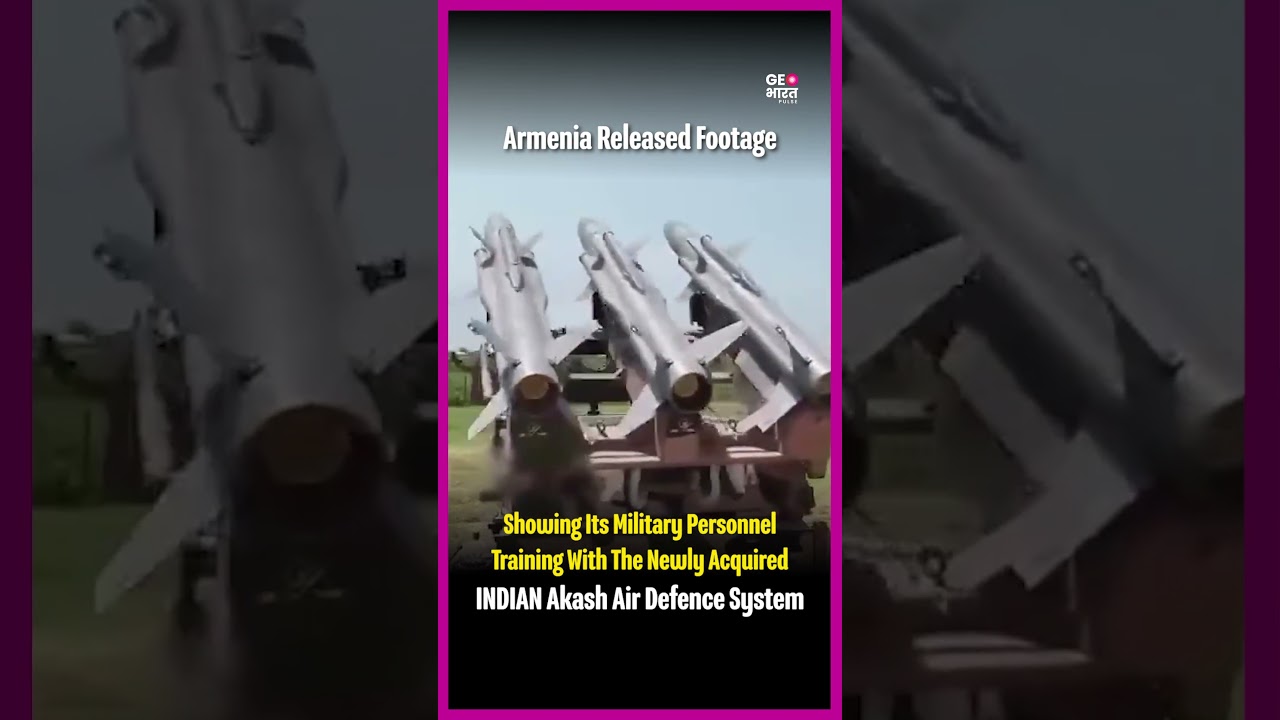 Made in India, Standing Guard Abroad 🇮🇳 | Armenia Showcases Akash & Pinaka