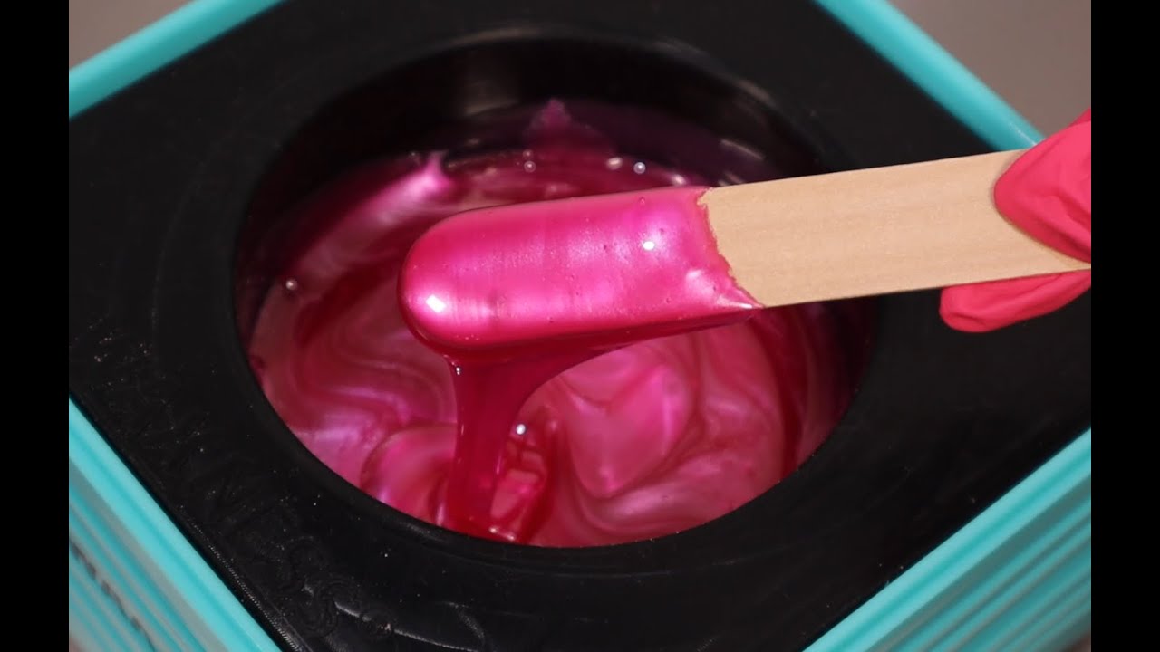 Spa Choice Hard Wax Medium Creamy Versatile Sparkly Fuchsia