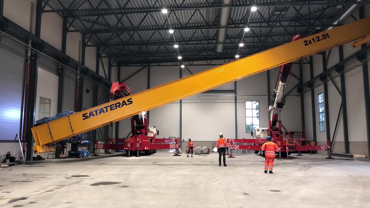 Satateras – Overhead crane delivery