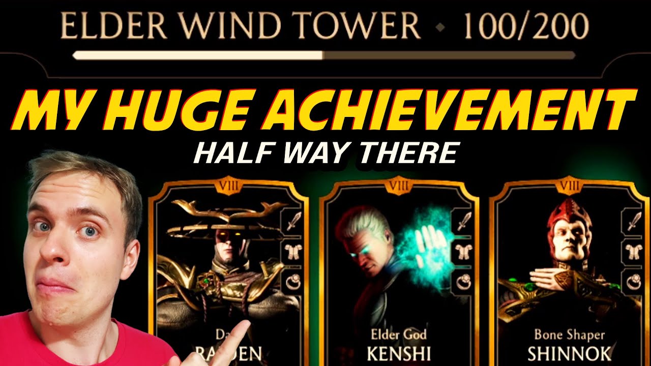 MK Mobile. Beating Battle 100 in Elder Wind Tower on Beginner Account. FEELS GOOD!
