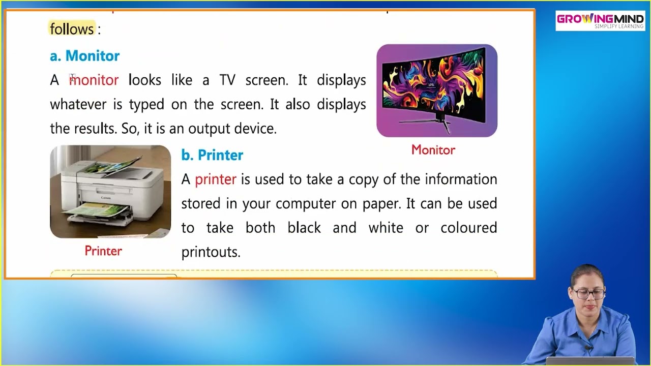 Ch 2 | Meet the Computer | Let's Log On | Class 02 | Growing Mind | For children