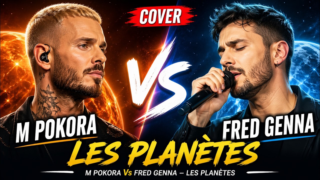 M Pokora Vs Fred Genna  Les Planètes 2025 #CoverSong, #MusicCover, #FrenchMusic