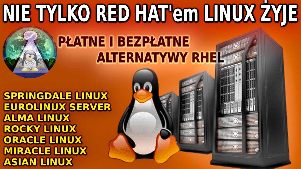 Atak klonów - alternatywy Red Hat RHEL Linux server Rocky Alma Springdale Asian Miracle EuroLinux