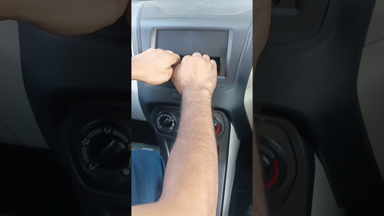 How to Install? In WagonR LXi Company Music System Installation | VXI Original music system 