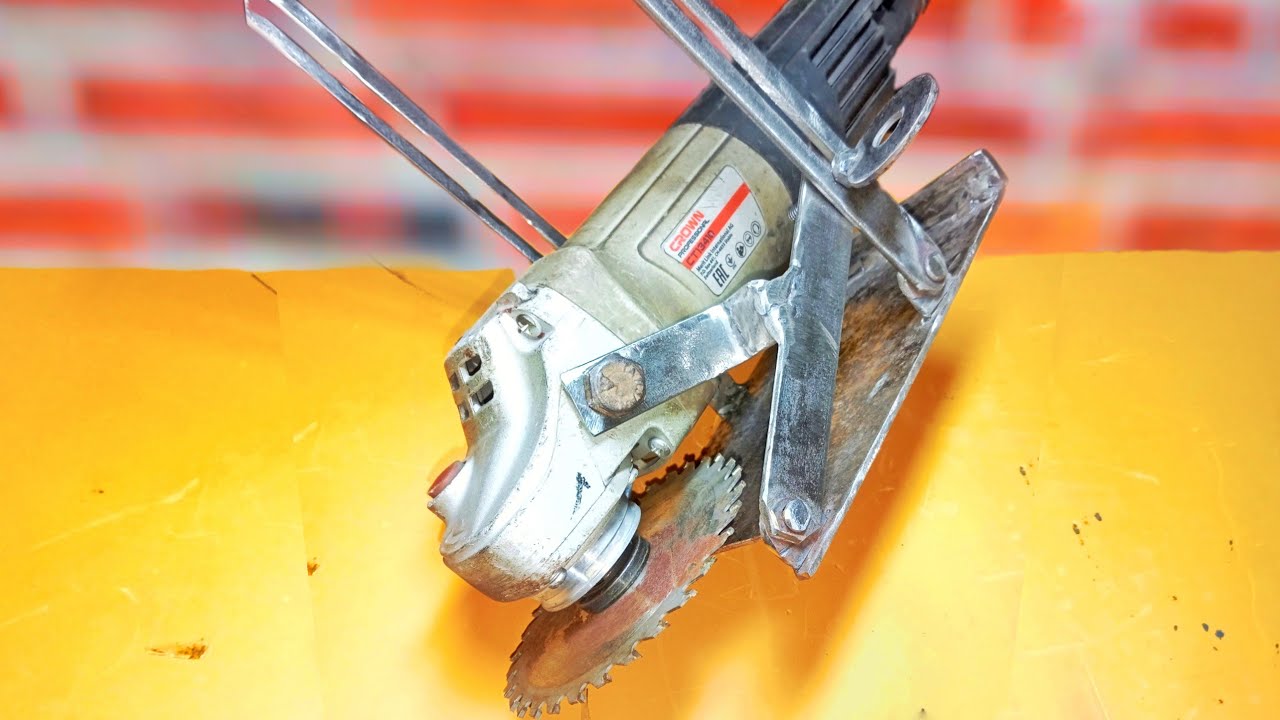 Unique Uses of Old Angle Grinder/Millions of People Don&rsquo;t Know/Angle Grinder Hack/Homemade Circular