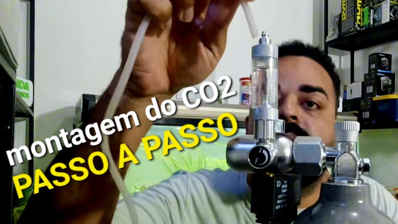 Passo a passo de COMO INSTALAR O CILINDRO DE CO2 com Válvula solenoide NO AQUÁRIO Plantado
