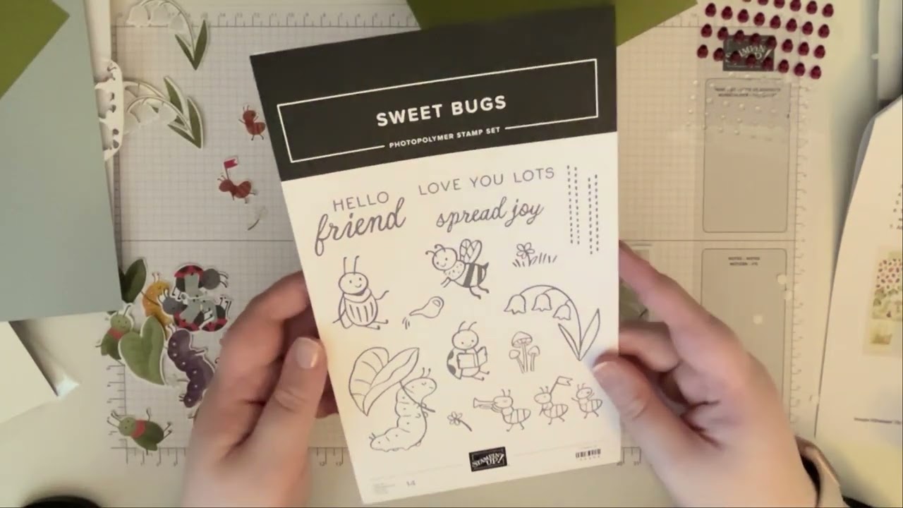 Cute as a bug suite by Stampin' Up! One sheet wonder projects episode 2-handmade cards 3 and 4