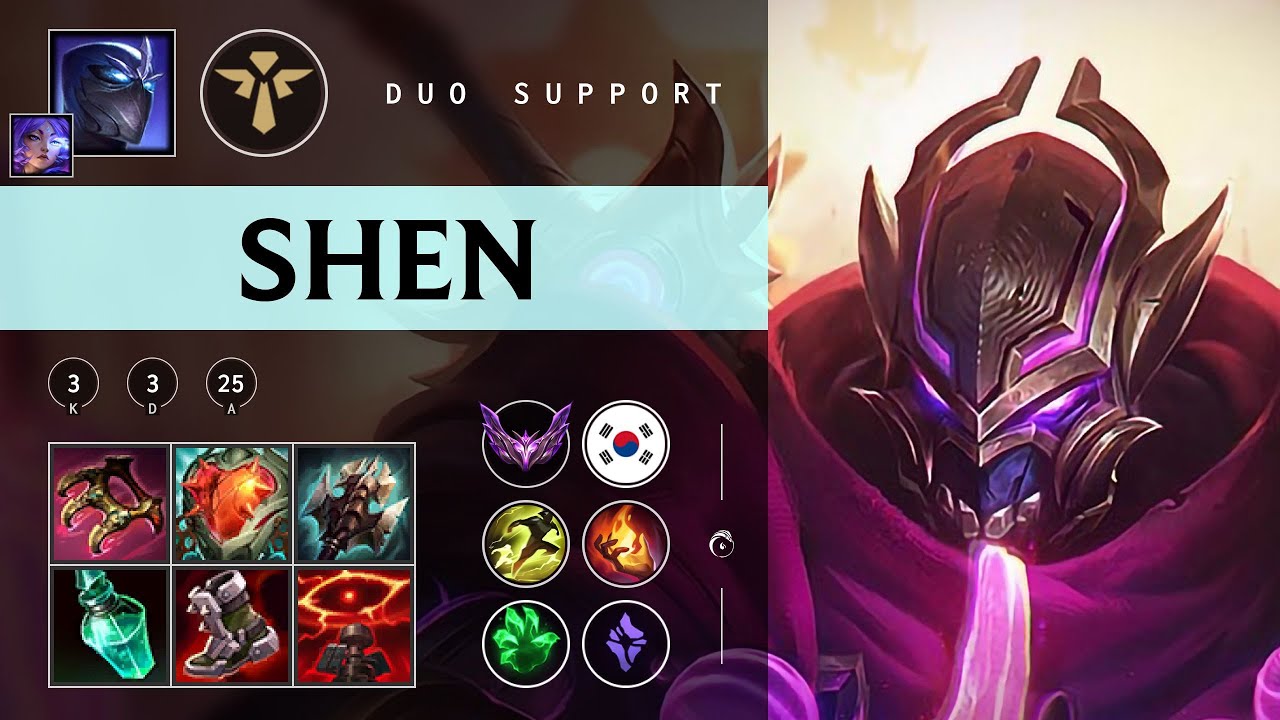 Shen Support vs K'Sante - KR Master Patch 25.22