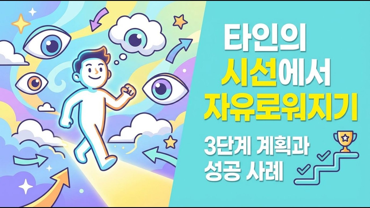 타인의 시선에서 자유로워지기 위한 3단계 계획과 성공 사례  ㅣ타인의시선 ㅣ나를찾는법 ㅣ자기발견