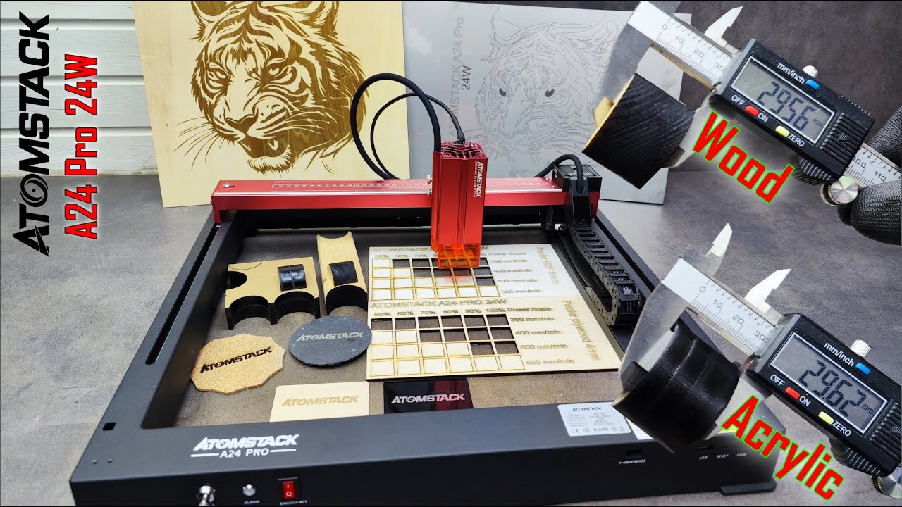 Atomstack A24 Pro 24W Brand New Generation Most Powerful Blue Laser Engraver