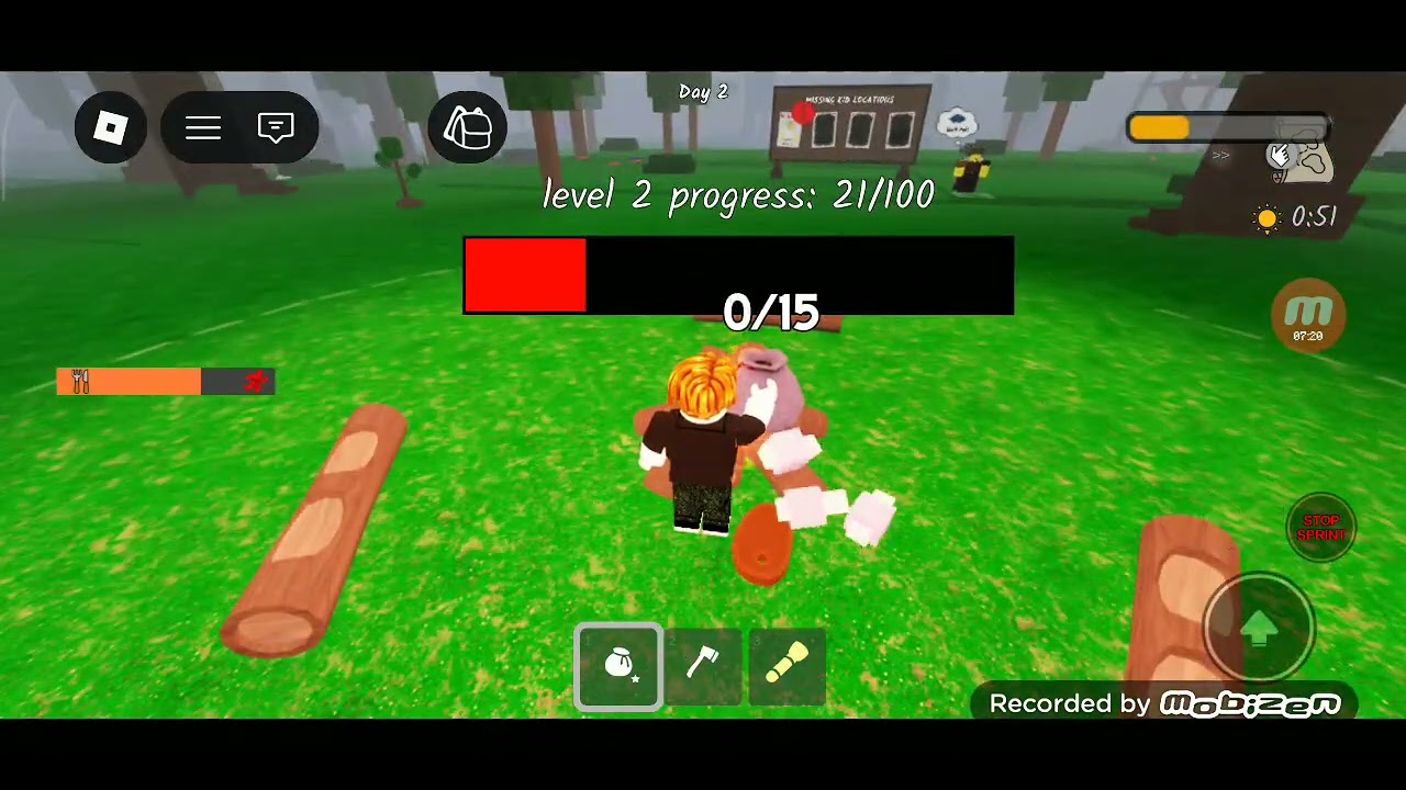 Roblox 99 nocy w lesie jestem słaby w tej grze 