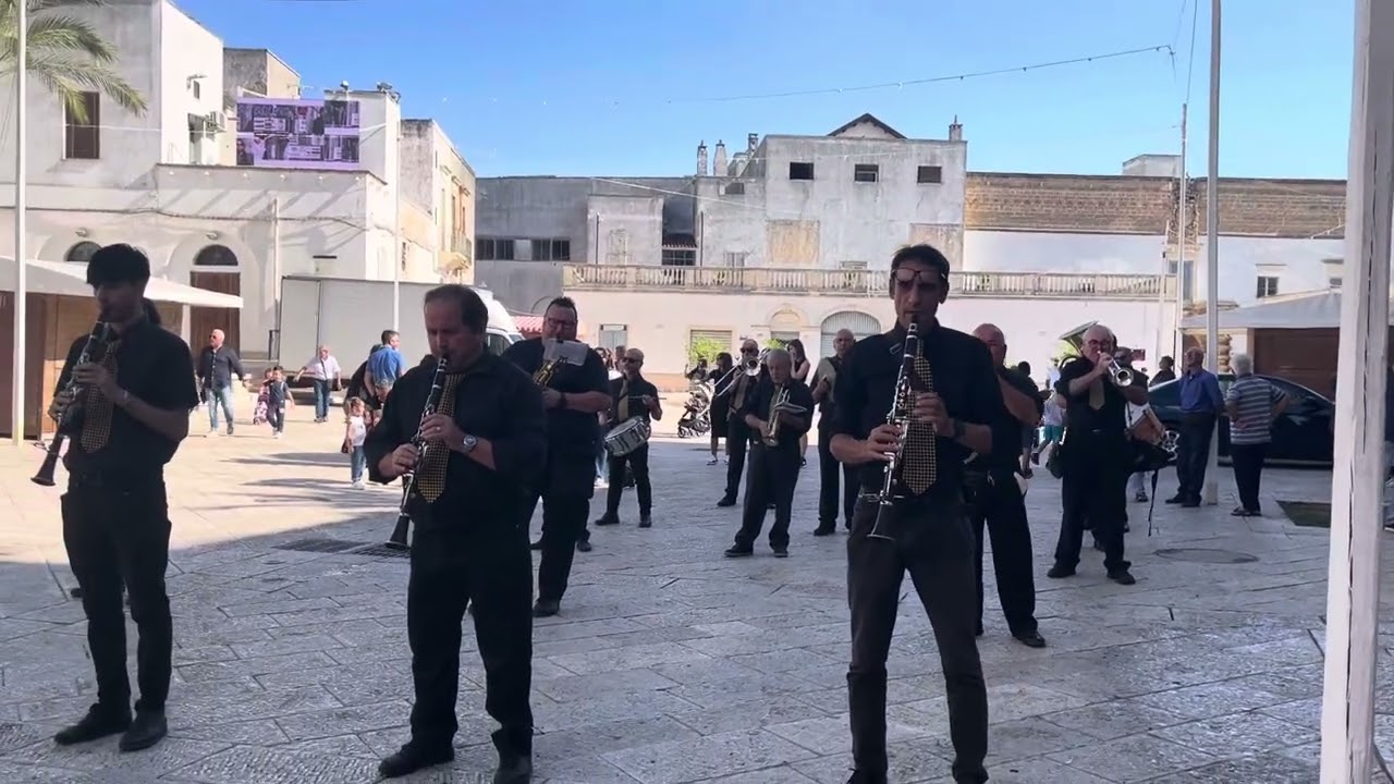Concerto bandistico in onore della Madonna della Mercede a Campi Salentina.